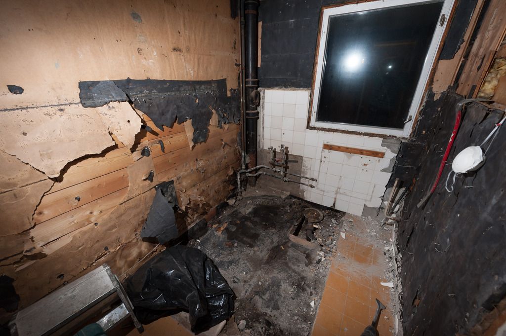 Bathroom end of day 3