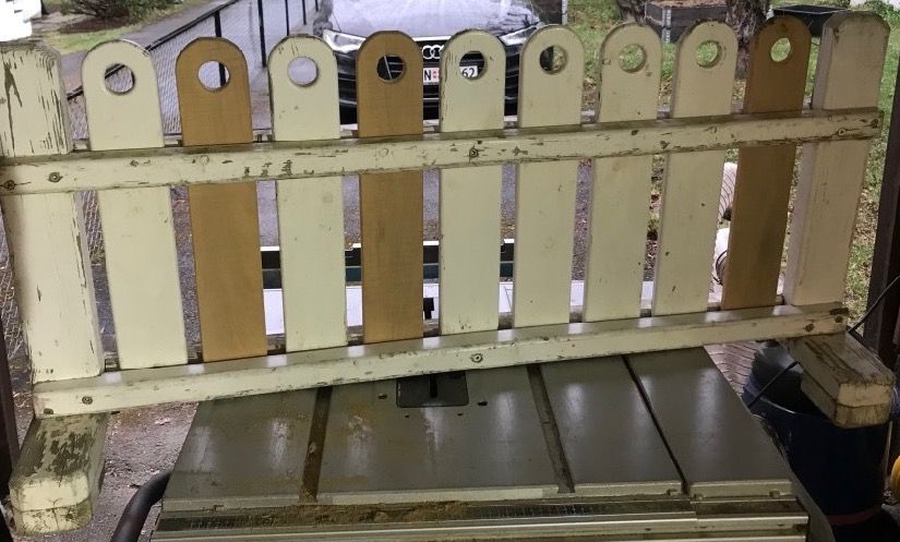 Horse jump fence repair